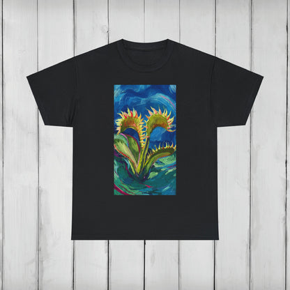Van Gogh Flytrap 2 - Unisex Carnivorous Plant T-Shirt