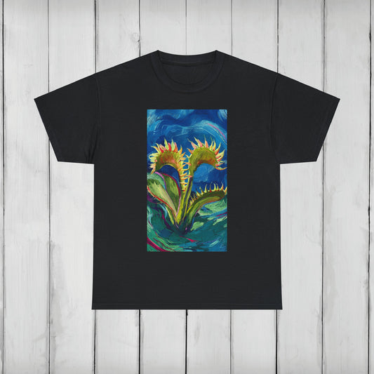 Van Gogh Flytrap 2 - Unisex Carnivorous Plant T-Shirt