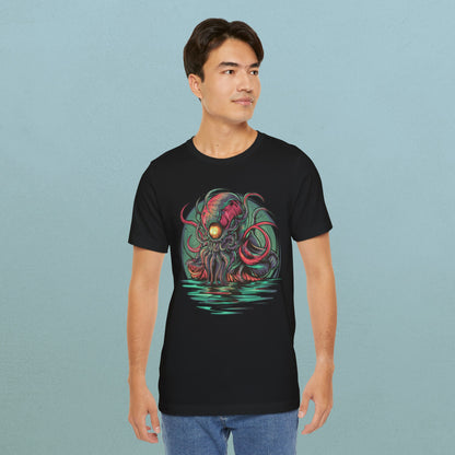 Cartoon Kraken Octopus sea monster - Unisex Jersey T-Shirt