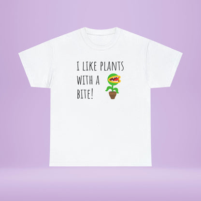 I like plants with a bite 2 - Unisex Carnivorous Plant T-Shirt