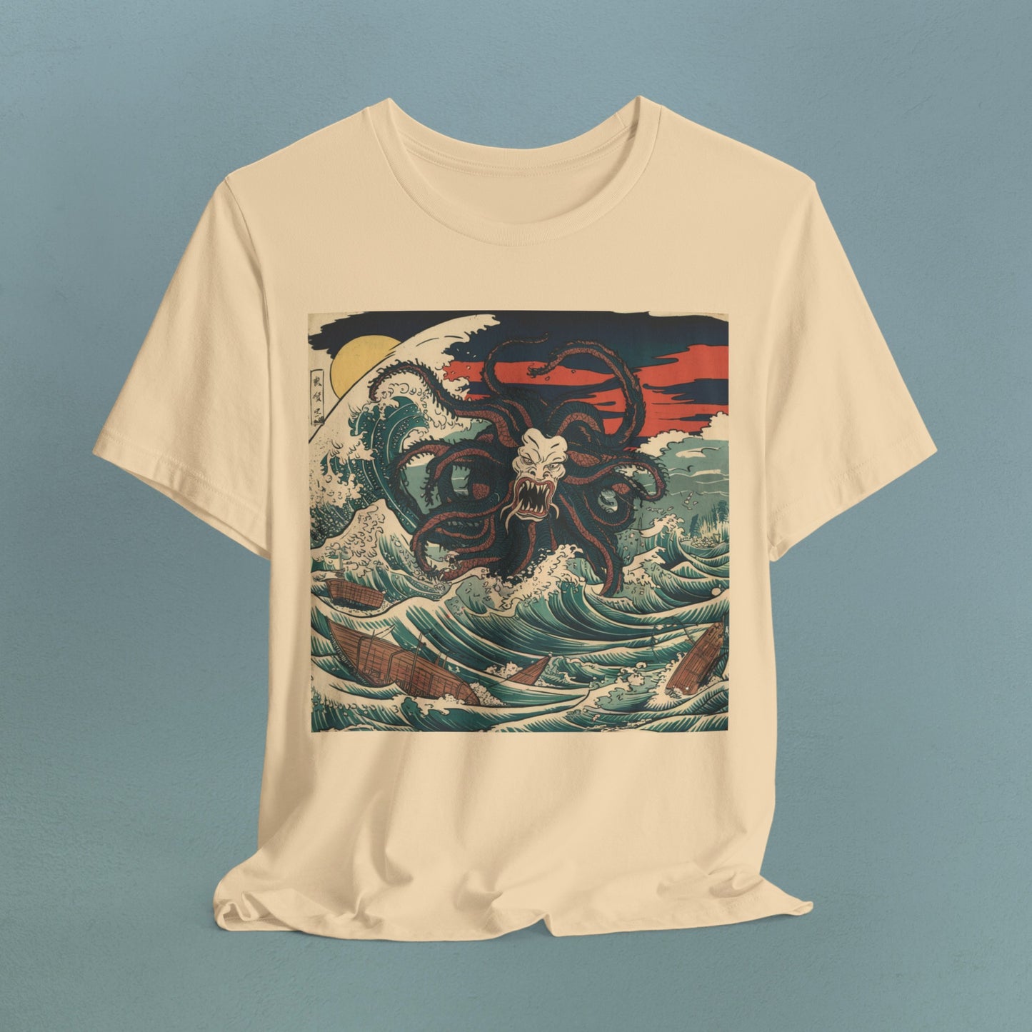 Japanese Sea Monster - Unisex Jersey T-Shirt