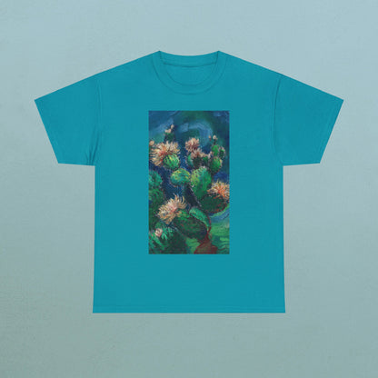 Van Gogh Cactus 2 - Unisex Cactus T-Shirt