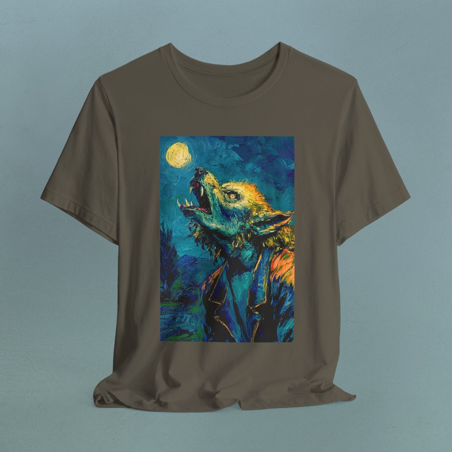 Van Gogh Werewolf - Unisex Jersey T-Shirt