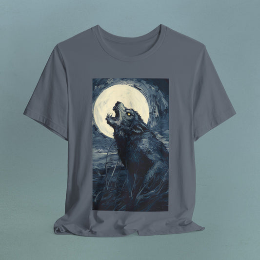 Werewolf howling - Unisex Jersey T-Shirt