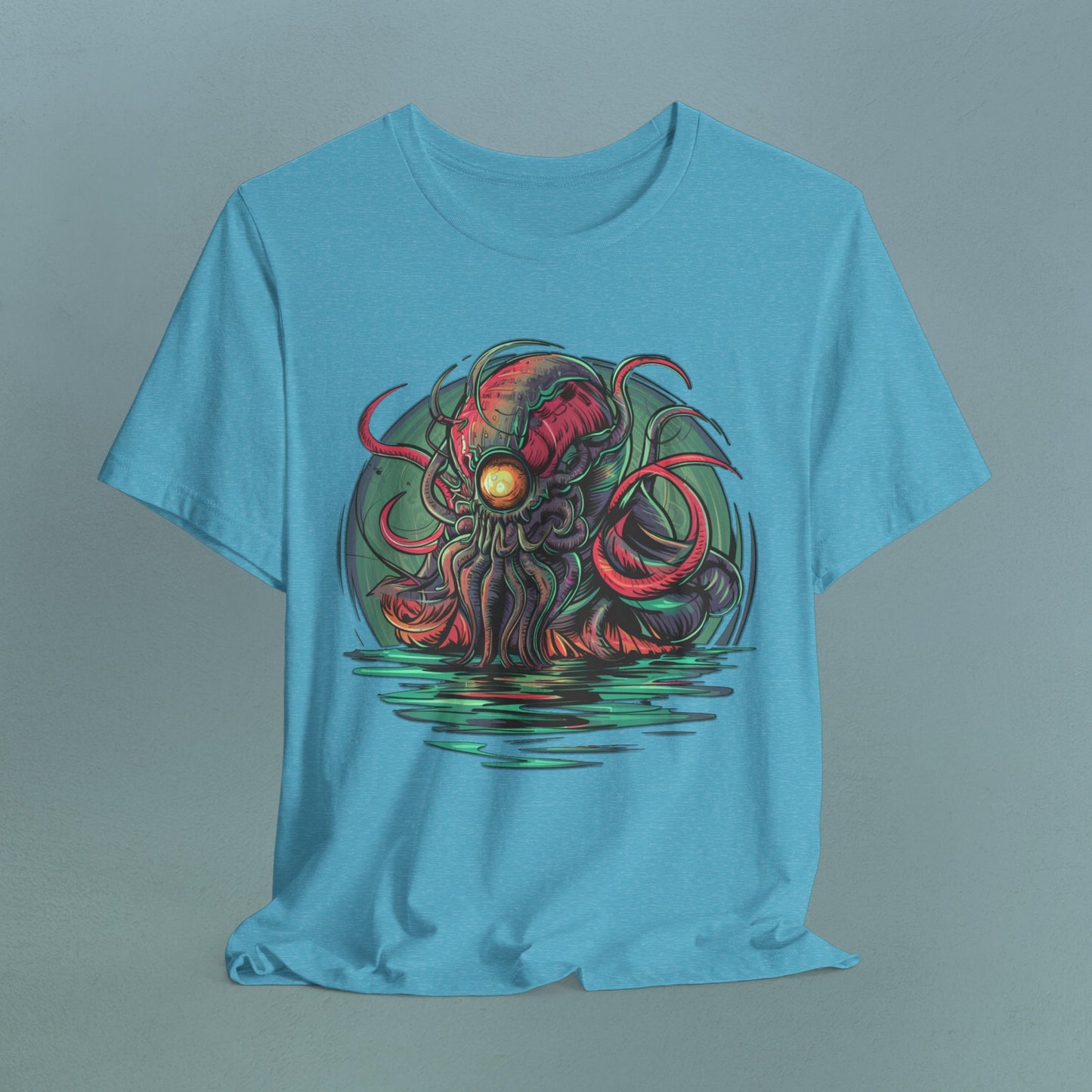 Cartoon Kraken Octopus sea monster - Unisex Jersey T-Shirt