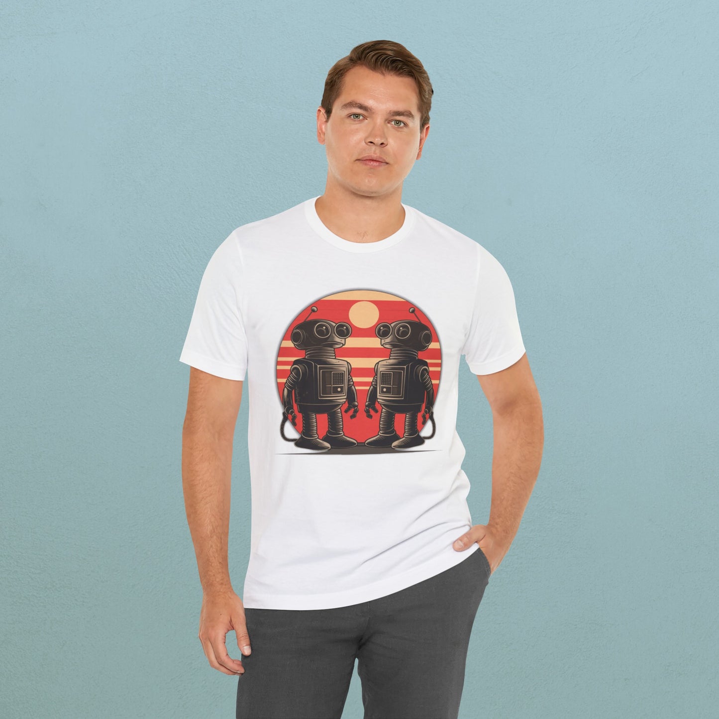 Sunset Robots - Unisex Jersey T-Shirt