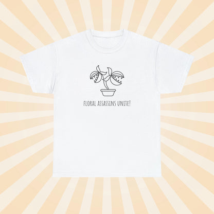 Floral assassins unite - Unisex Carnivorous Plant T-Shirt