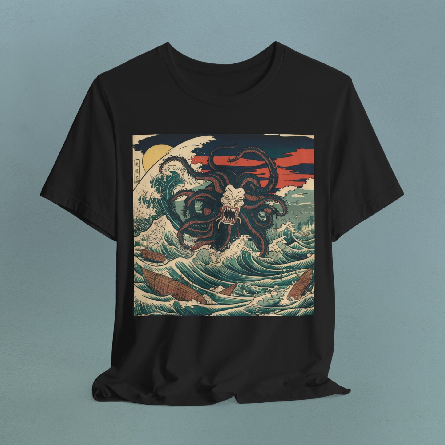 Japanese Sea Monster - Unisex Jersey T-Shirt