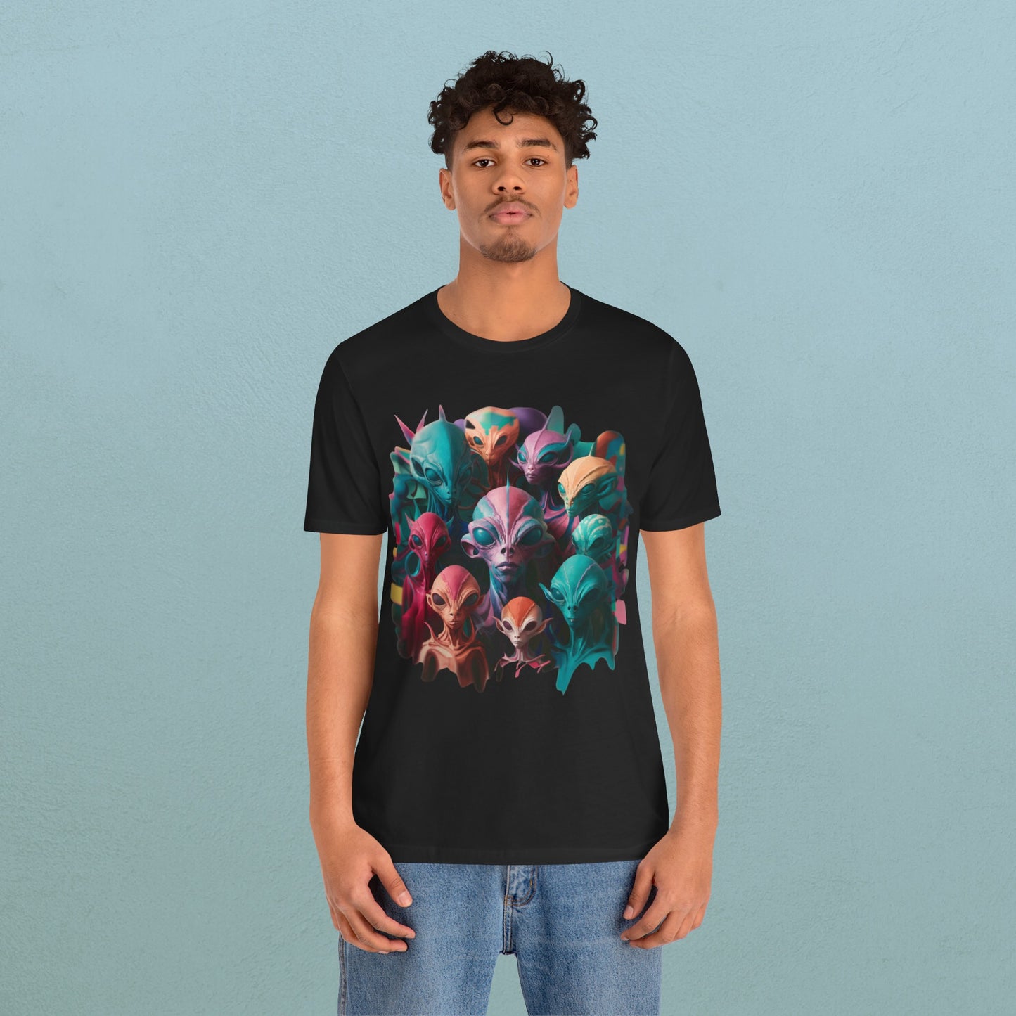 Alien Collage - Unisex Jersey T-Shirt