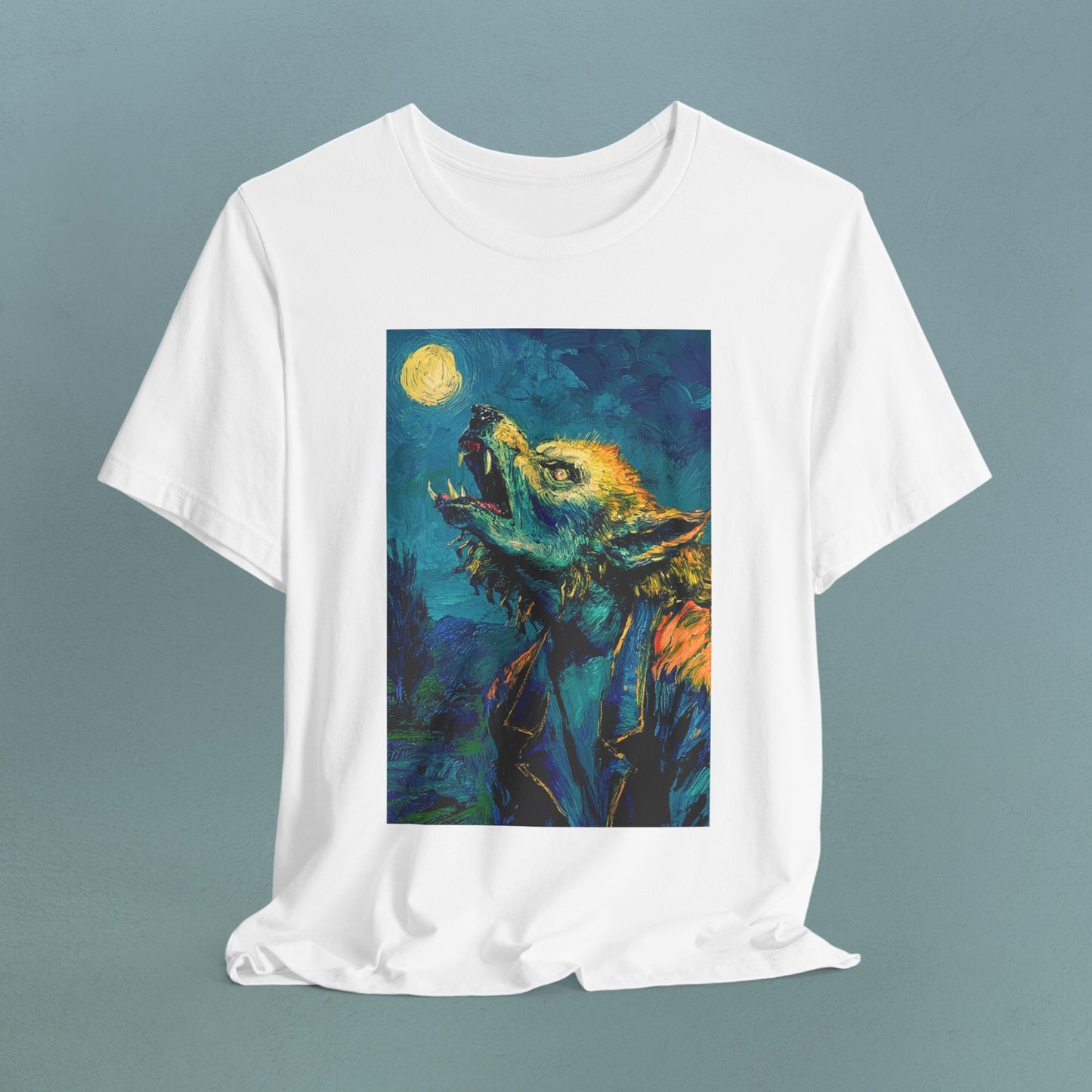 Van Gogh Werewolf - Unisex Jersey T-Shirt