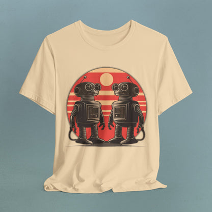 Sunset Robots - Unisex Jersey T-Shirt