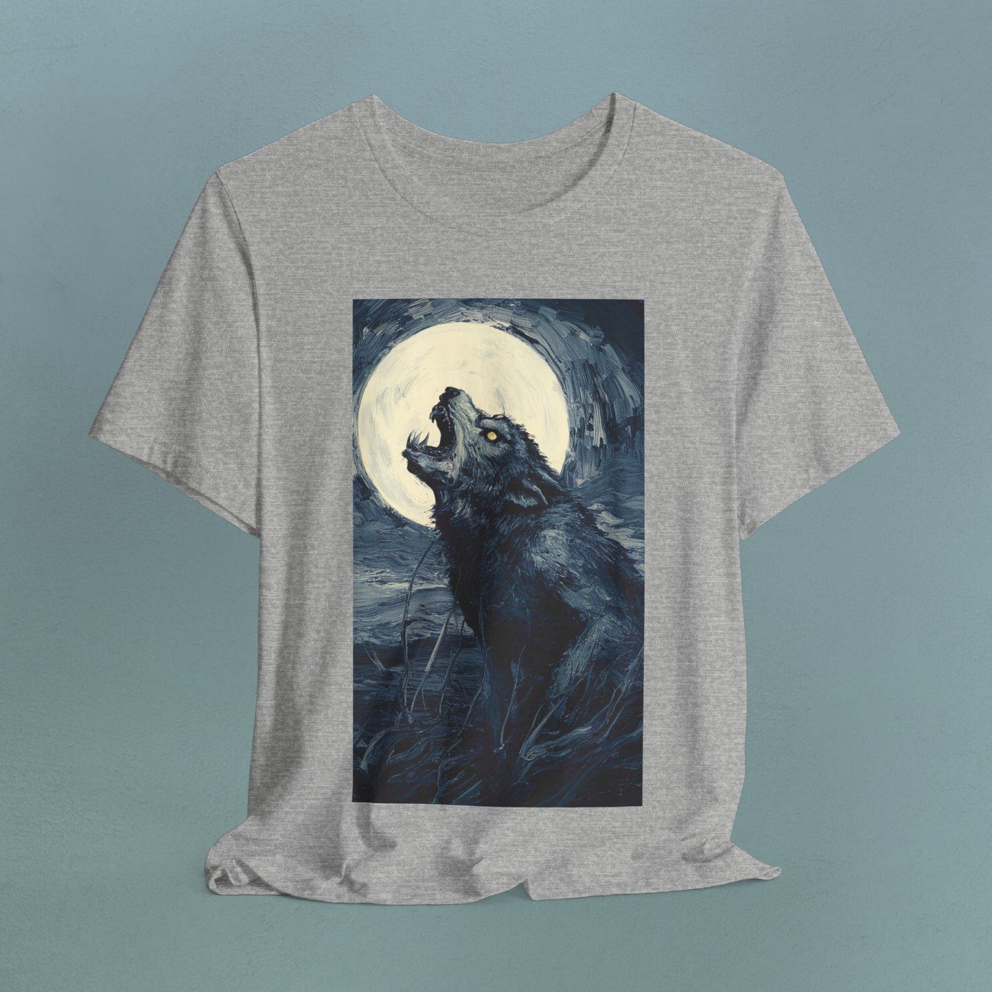 Werewolf howling - Unisex Jersey T-Shirt