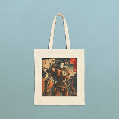 Geisha Cyborg - Cotton Canvas Tote Bag