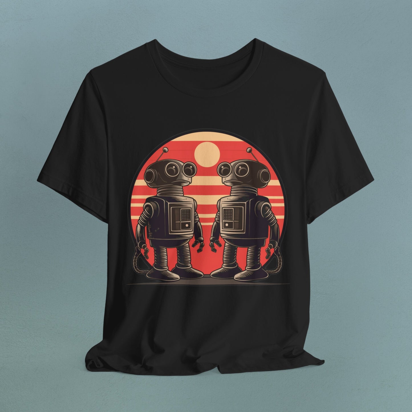 Sunset Robots - Unisex Jersey T-Shirt