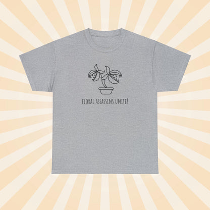 Floral assassins unite - Unisex Carnivorous Plant T-Shirt