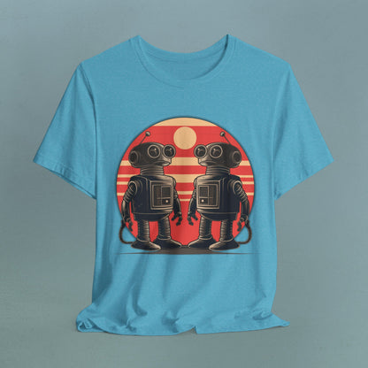 Sunset Robots - Unisex Jersey T-Shirt