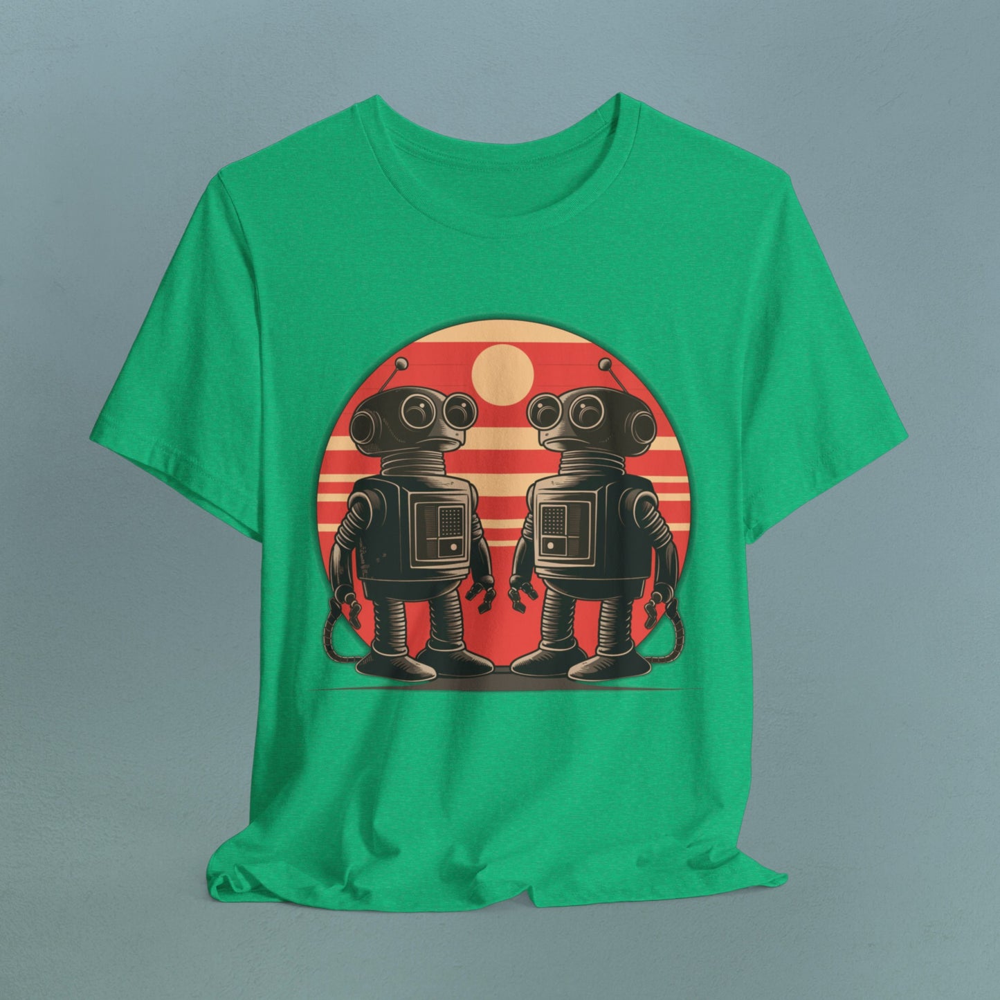 Sunset Robots - Unisex Jersey T-Shirt