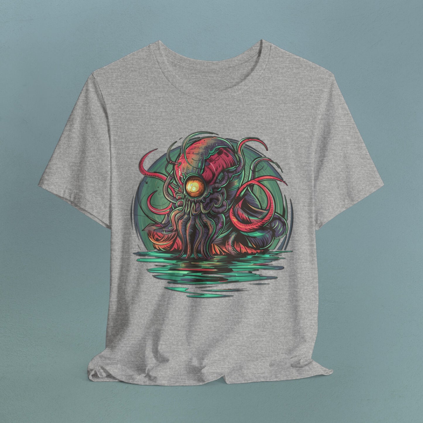 Cartoon Kraken Octopus sea monster - Unisex Jersey T-Shirt