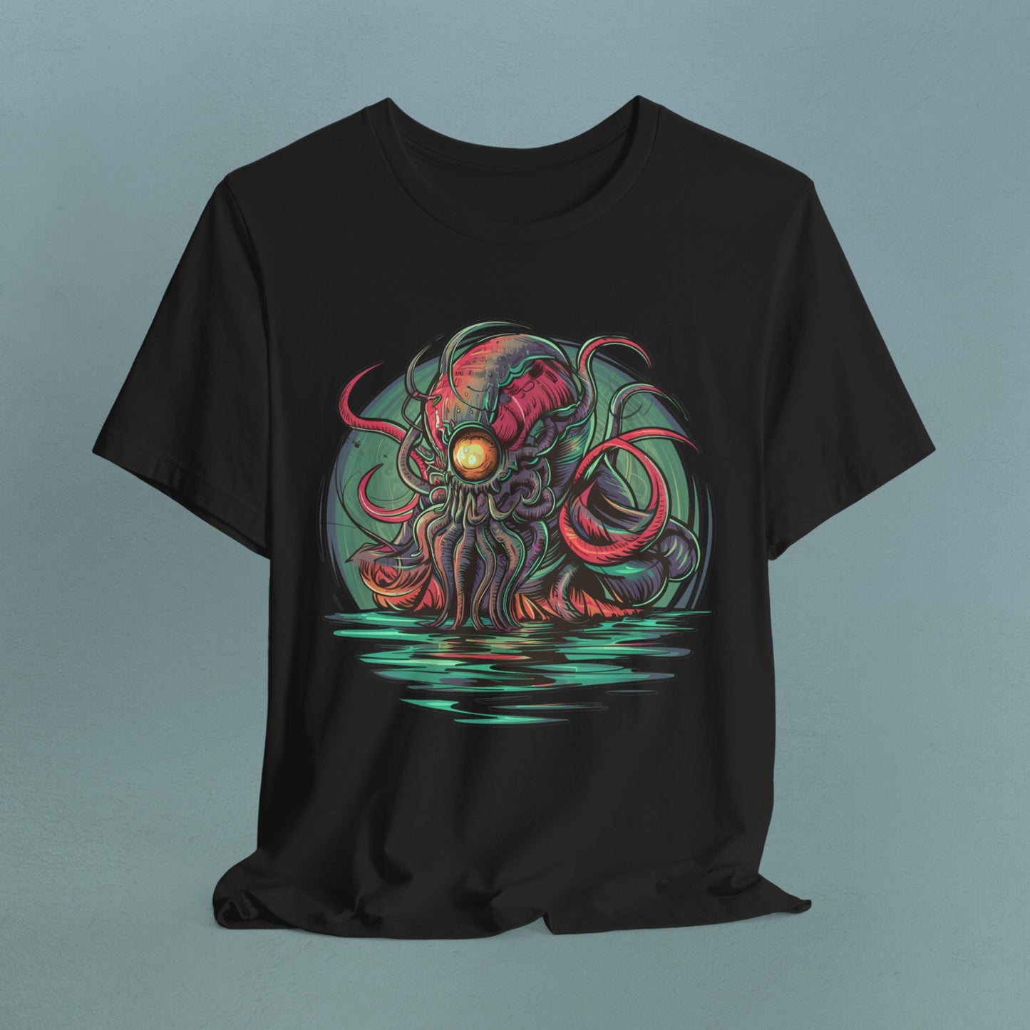 Cartoon Kraken Octopus sea monster - Unisex Jersey T-Shirt