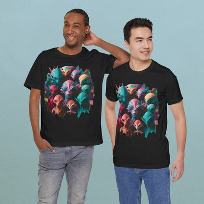 Alien Collage - Unisex Jersey T-Shirt