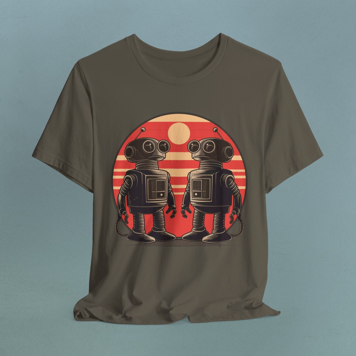 Sunset Robots - Unisex Jersey T-Shirt