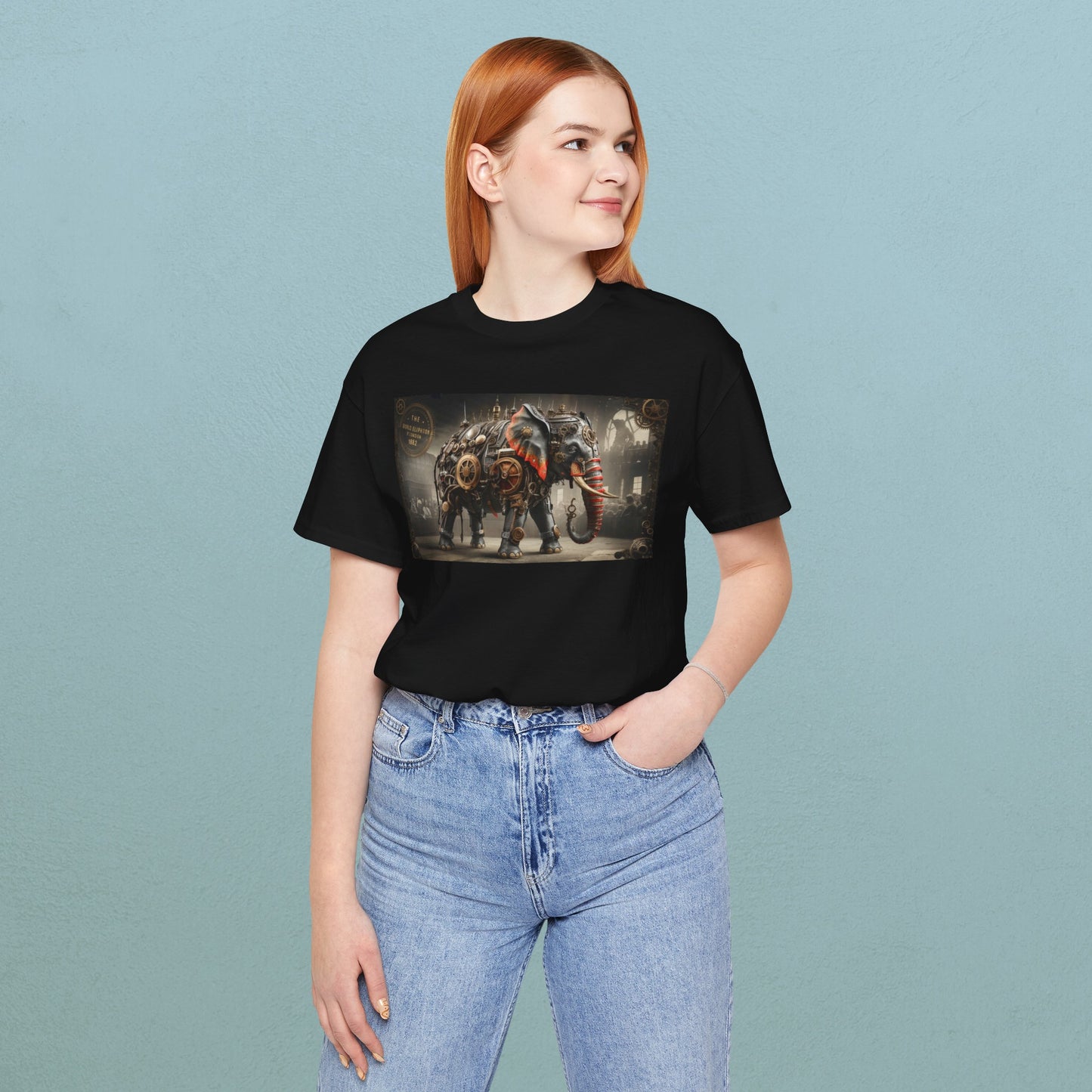 Mecha Elephant - Unisex Jersey T-Shirt