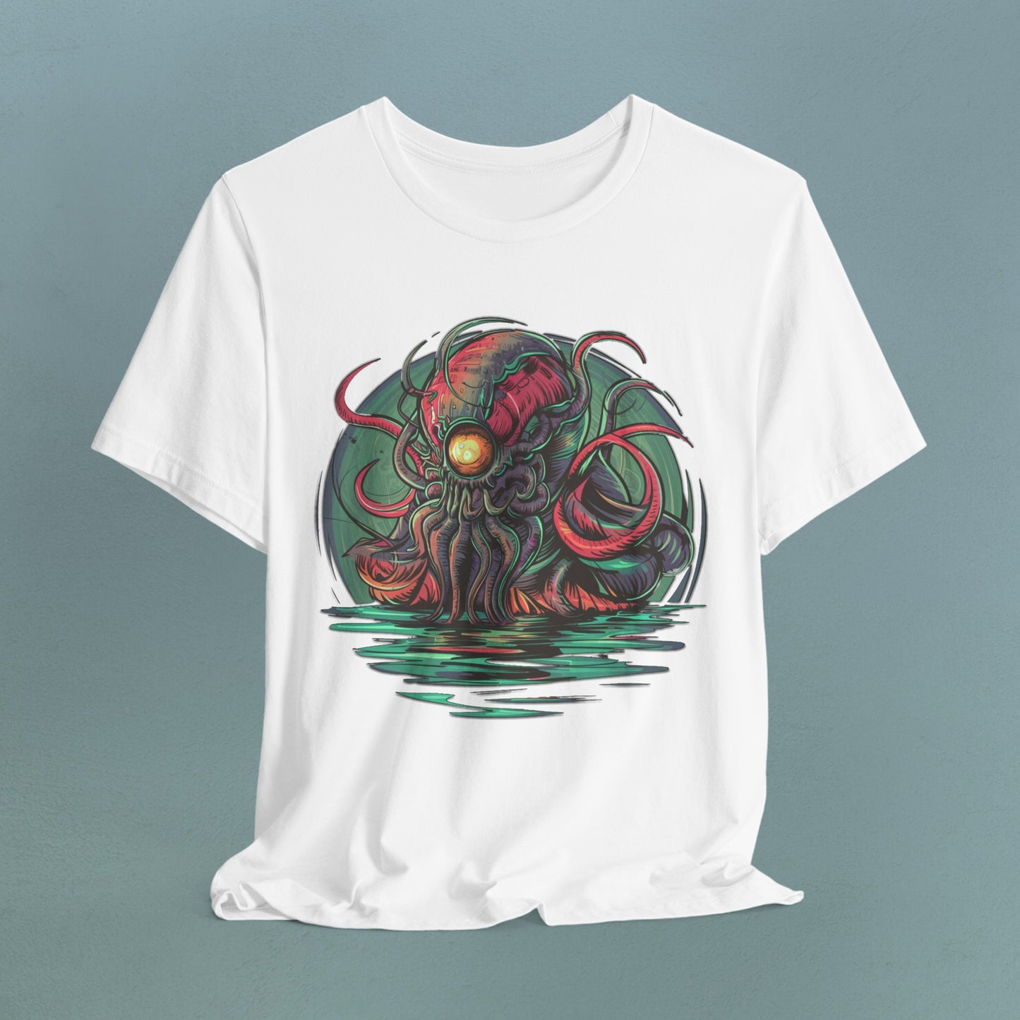 Cartoon Kraken Octopus sea monster - Unisex Jersey T-Shirt