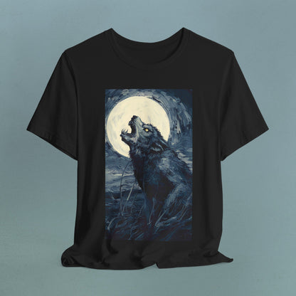 Werewolf howling - Unisex Jersey T-Shirt