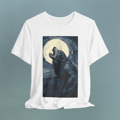 Werewolf howling - Unisex Jersey T-Shirt