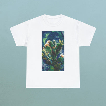 Van Gogh Cactus 1 - Unisex Cactus T-Shirt
