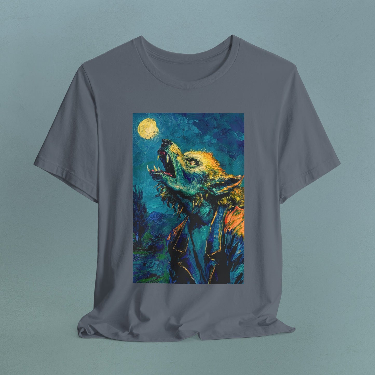 Van Gogh Werewolf - Unisex Jersey T-Shirt