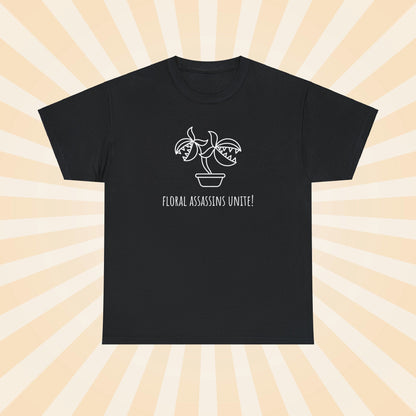 Floral assassins unite - Unisex Carnivorous Plant T-Shirt