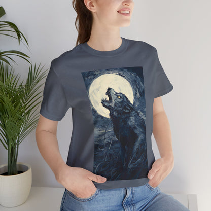 Werewolf howling - Unisex Jersey T-Shirt