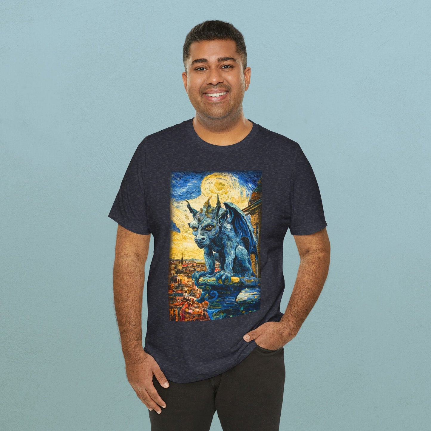 Van Gogh Gargoyle 2 - Unisex Jersey T-Shirt