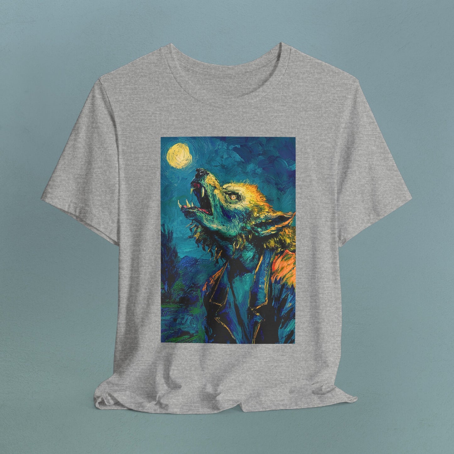 Van Gogh Werewolf - Unisex Jersey T-Shirt